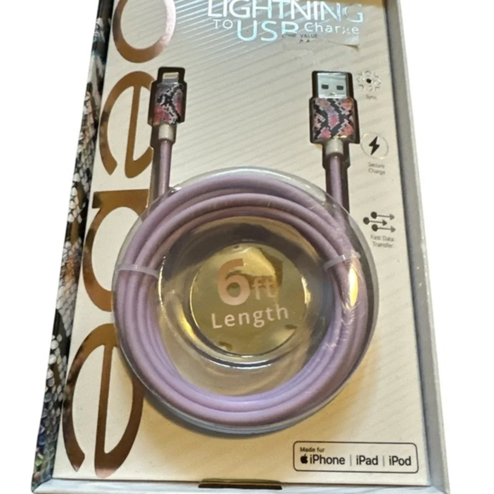 bebe Lavender Lightning to USB Cable